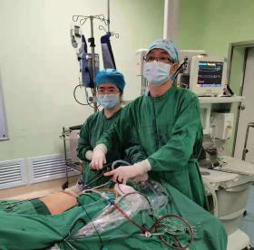 县妇幼保健院成功开展妇科首例单孔腹腔镜手术